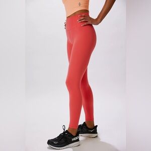 FP Movement Never Better High Waist Leggings Size Large Hibiscus